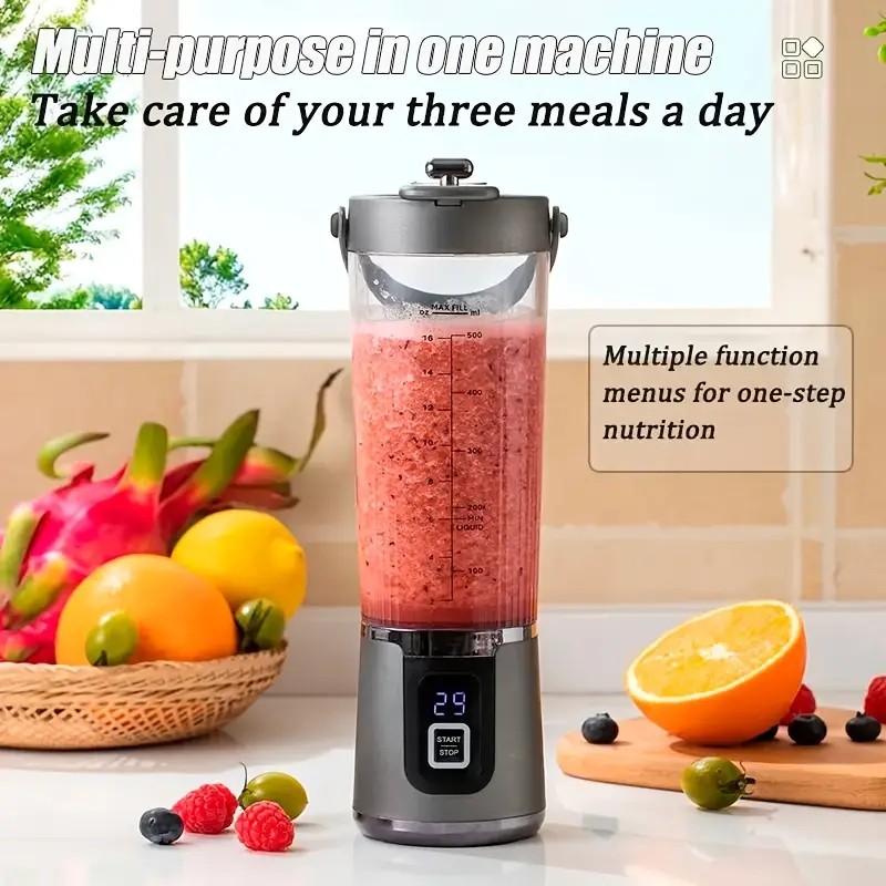 Enjoy powerful, effortless mixing for daily nutrition and on-the-go refreshments. Compact, easy to operate, and perfect for active lifestyles. - Image 1