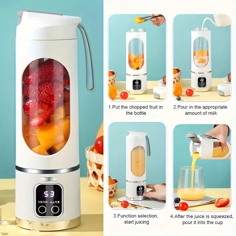 Enjoy powerful, effortless mixing for daily nutrition and on-the-go refreshments. Compact, easy to operate, and perfect for active lifestyles. - Image 2
