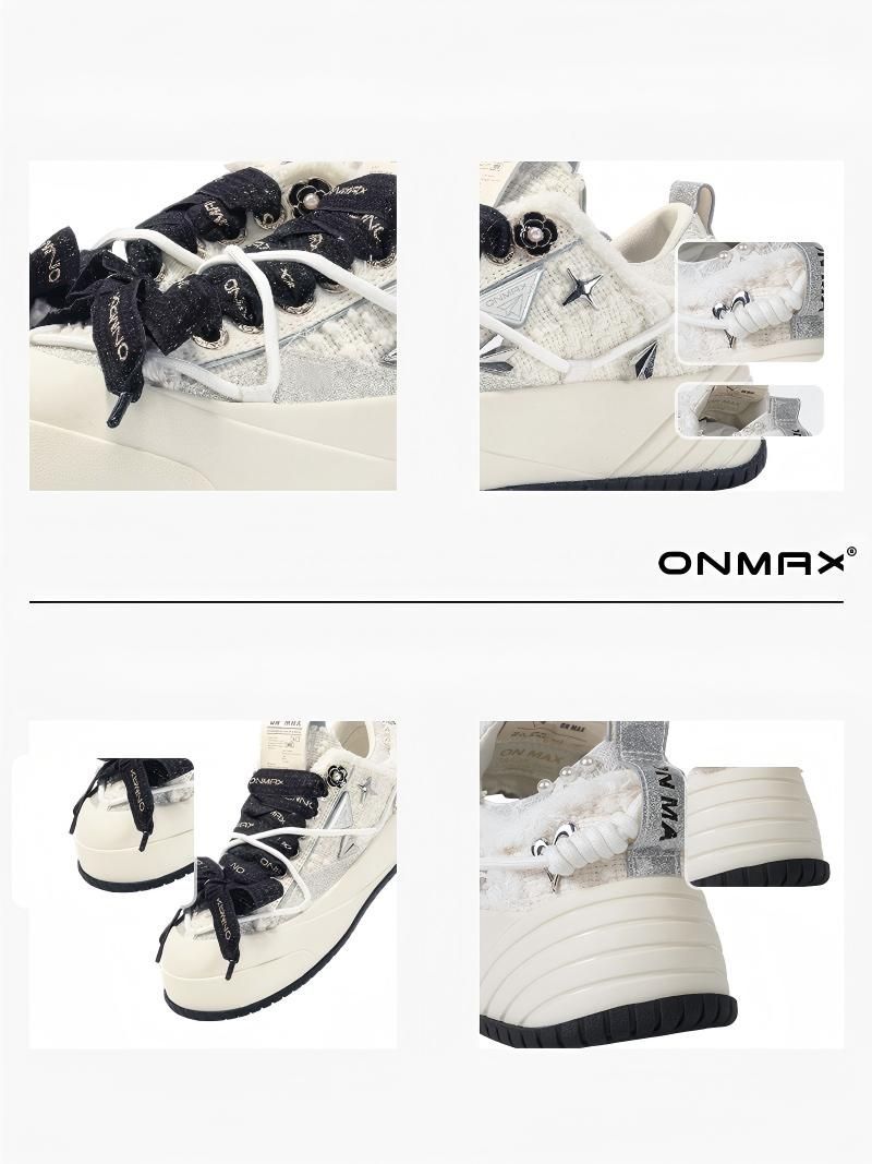 Camellia Platform Sneakers Chunky Canvas Shoes Unisex High-Top Sneakers Height - Camellia - Size 10(AU10/EU43) - Image 5