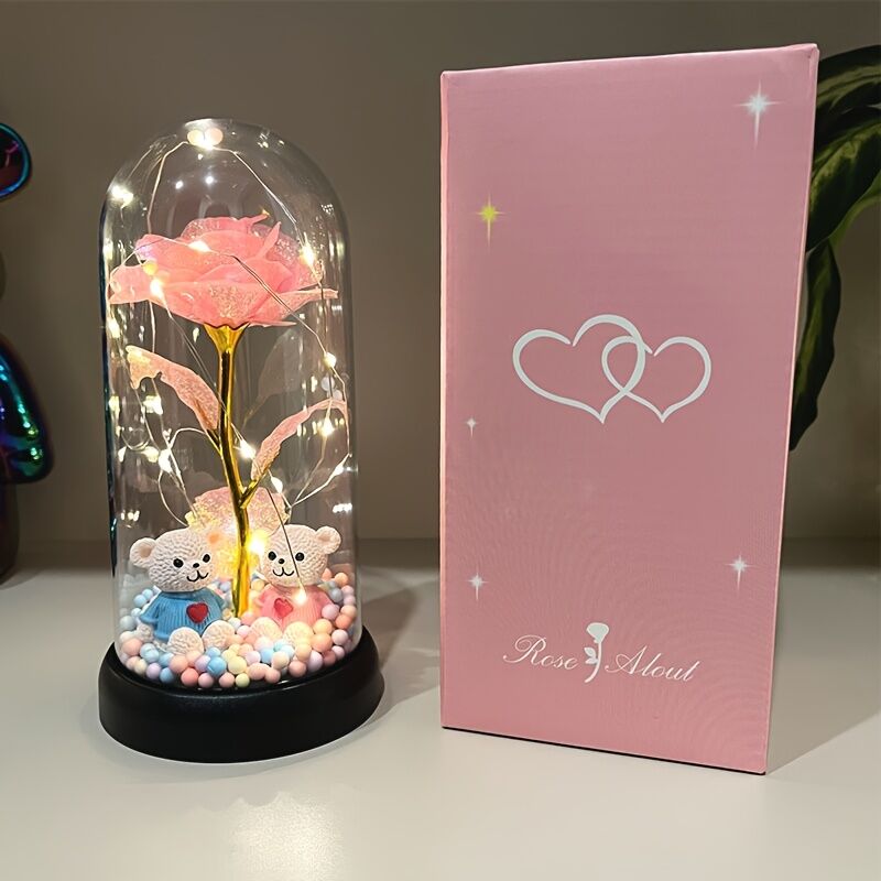 PINK Geometric Desktop Ornament | Light and Shadow Flow, Style Accompanies - Image 1