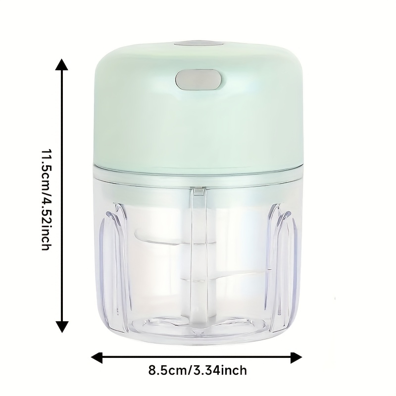 PINK Mini Electric Garlic Chopper, Meat Grinder, and Vegetable Chopper, USB Rechargeable Mini Food Blender, Efficient Small Food Processor, Suitable for Ginger, Chili, Fruits, and Meat - Image 4