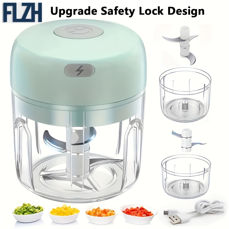 PINK Mini Electric Garlic Chopper, Meat Grinder, and Vegetable Chopper, USB Rechargeable Mini Food Blender, Efficient Small Food Processor, Suitable for Ginger, Chili, Fruits, and Meat - Image 6