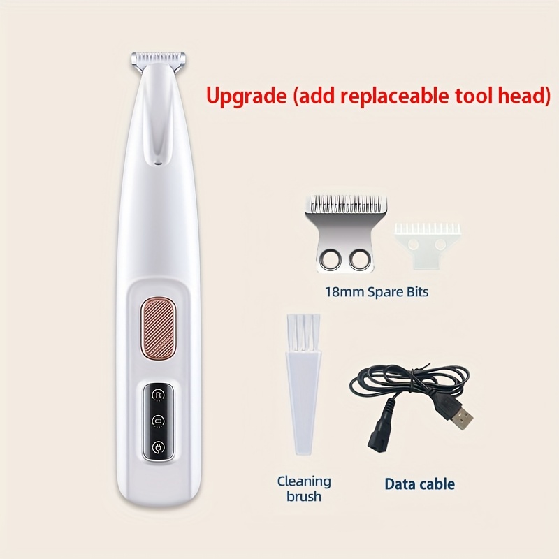 Low-Noise Pet Clipper for Dogs & Cats: Quiet Operation Reduces Stress, Rounded Blade Prevents Skin Irritation, 90-Min Runtime + Spare Blade Included - Image 1