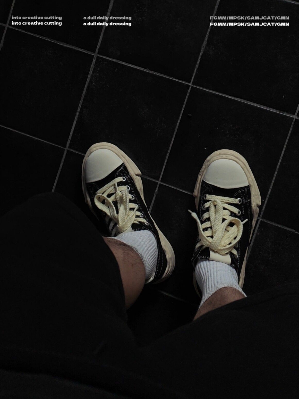 Canvas Sneakers Platform Sneakers Height-Increasing Shoes Unisex Casual Shoes - Black and white - Size 5(AU5/EU36) - Image 8