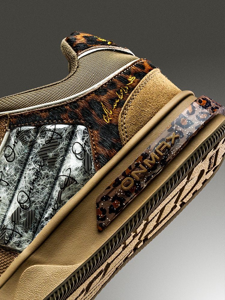 Leopard Print Sneakers Platform Chunky Shoes High-Top Casual Shoes Unisex - Leopard print brown - Size 11(AU11/EU42) - Image 4