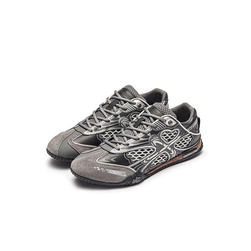 women's casual shoes, four-leaf clover shoes, cut-out sneakers, breathable walking shoes, Australian summer footwear - Racing Grey - Size 12(AU12/EU43) - Image 7