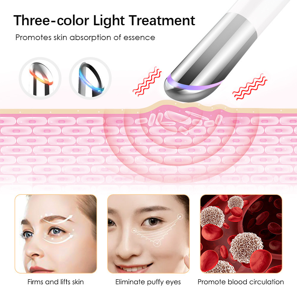 Blue Light Eye Beauty Device｜Four Core Functions in One Device: Blue Light Disinfection and Sterilization, High-Frequency Vibration Massage, Reduction of Oil Secretion, Lightening of Eye Bags and Dark Circles - Image 3