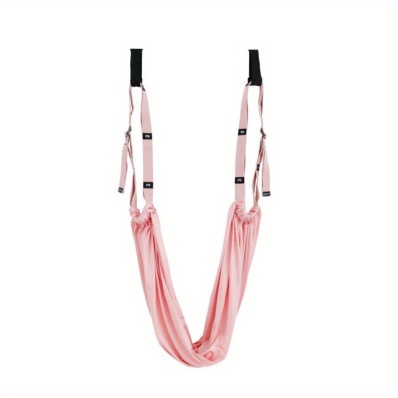 Hanging Fitness Resistance Band: 4-Step Installation, Full-Body Stretching & Strength Training at Home(PINK) - Image 1