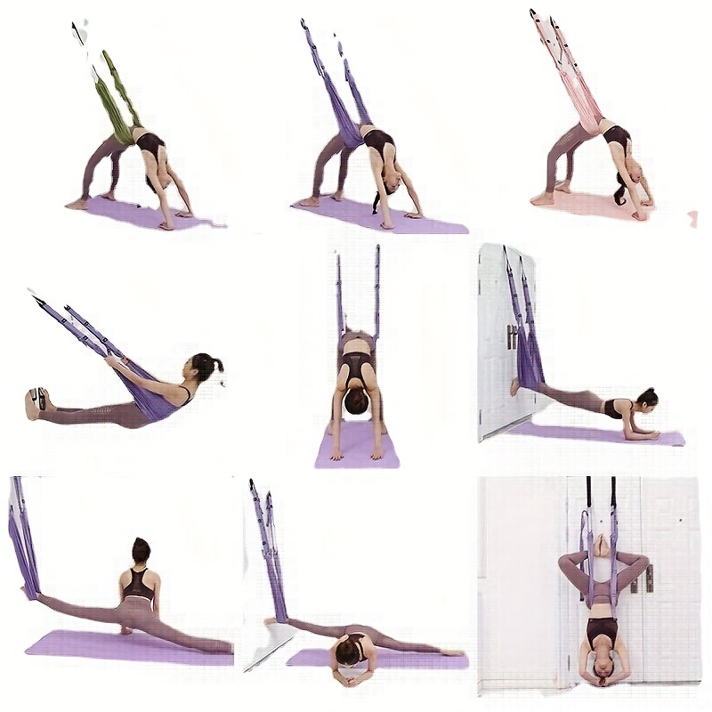 Hanging Fitness Resistance Band: 4-Step Installation, Full-Body Stretching & Strength Training at Home(PINK) - Image 5