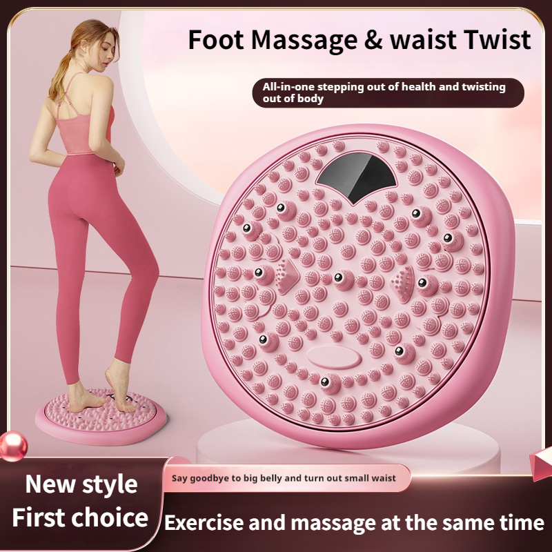 Magnetic Foot Massage & Waist Twisting Disc｜Home Body-Shaping Fitness Equipment, Silent Anti-Slip Dual-Function, Promotes Circulation & Improves Sleep（green） - Image 2