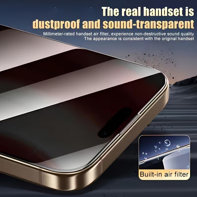 iPhone 14 - 4-pack full-screen privacy tempered glass protective film - Image 4