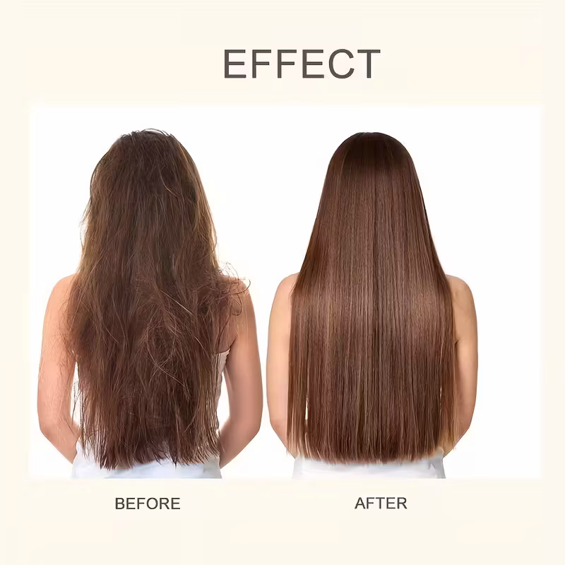 250ml Keratin Hair Care and Repair Mask: Deeply repair damaged hair, Rebuild hair structure, professional care for straight and curly hair - Image 2