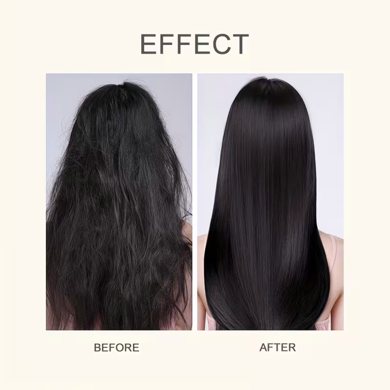 250ml Keratin Hair Care and Repair Mask: Deeply repair damaged hair, Rebuild hair structure, professional care for straight and curly hair - Image 3