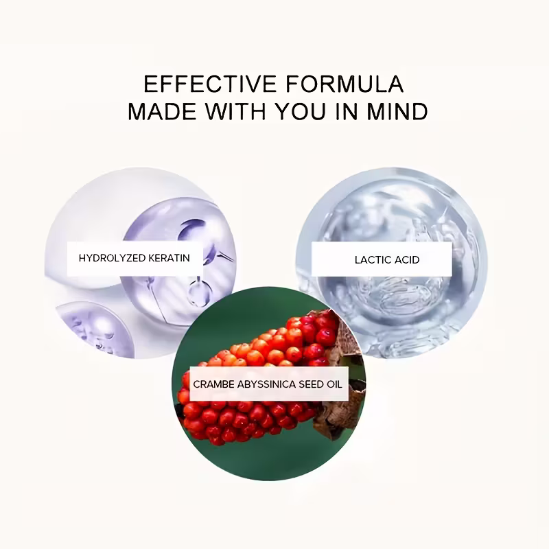 250ml Keratin Hair Care and Repair Mask: Deeply repair damaged hair, Rebuild hair structure, professional care for straight and curly hair - Image 4
