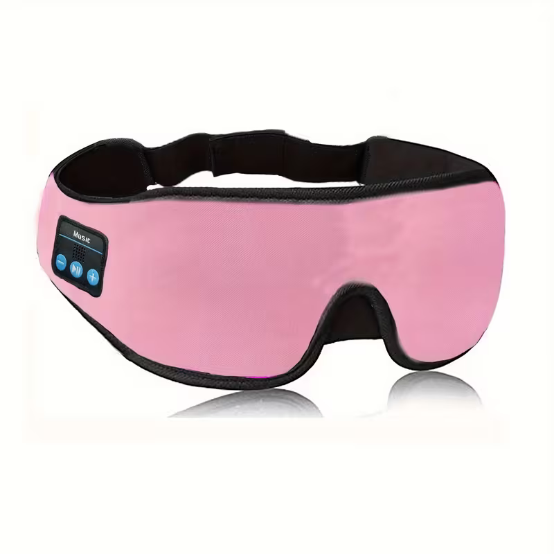 1 3D wireless sleep mask with 5.2BT headphones, the best sleep mask, Type-C charging cable built-in, wireless music eye mask, suitable for both men and women, wireless sleep mask, sleep eye mask, travel sleep aid, portable sleep solution, soft ear pads, l - Image 1