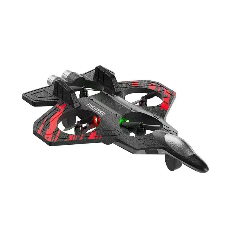 Global Hit K500Max Toy RC Drone - Hand Launch / One-Key Takeoff, 360° Stunt Flips. Equipped with a multi-function remote controller for easy control, featuring headless mode, stable hovering, adjustable speed settings, and cool colorful LED lights. Delive - Image 1