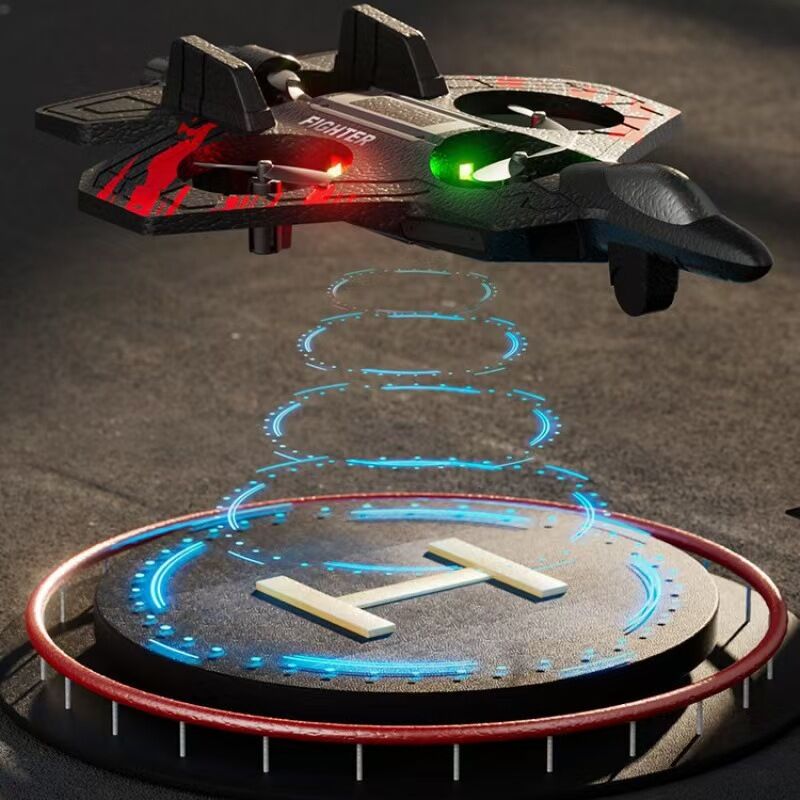 Global Hit K500Max Toy RC Drone - Hand Launch / One-Key Takeoff, 360° Stunt Flips. Equipped with a multi-function remote controller for easy control, featuring headless mode, stable hovering, adjustable speed settings, and cool colorful LED lights. Delive - Image 2