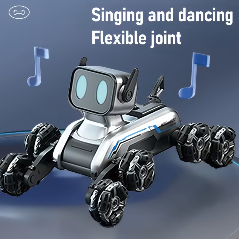 Eight-Wheeled Robotic Dog: Flexible Limbs, Adapts to Various Terrains. Indoor & Outdoor Fun Toy (No Feeding Required), A New Robotic Companion, Perfect for Birthday/Christmas Gifts – An Ideal Festive Present. - Image 2