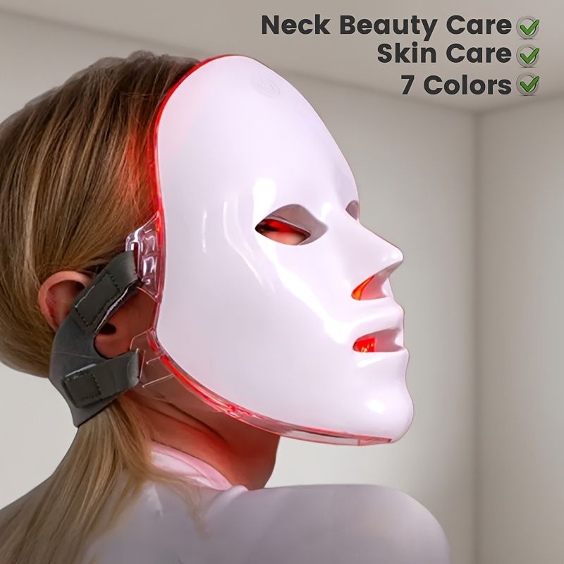 7-Color LED Light Therapy Facial Mask for Skin Rejuvenation - Image 1