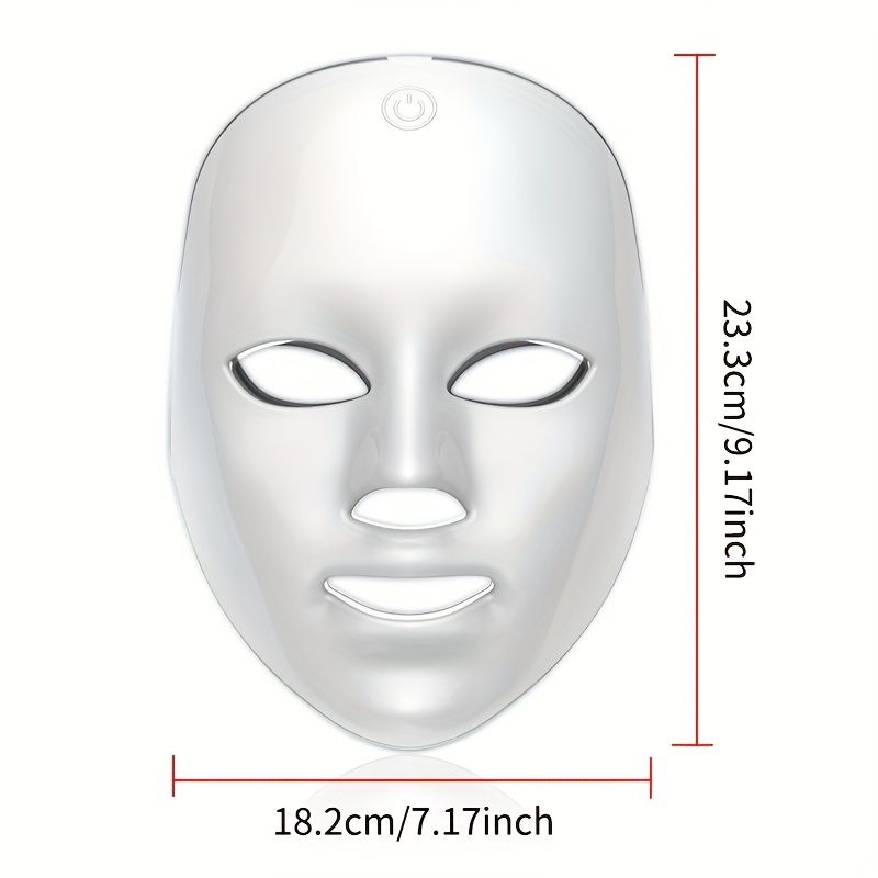 7-Color LED Light Therapy Facial Mask for Skin Rejuvenation - Image 4