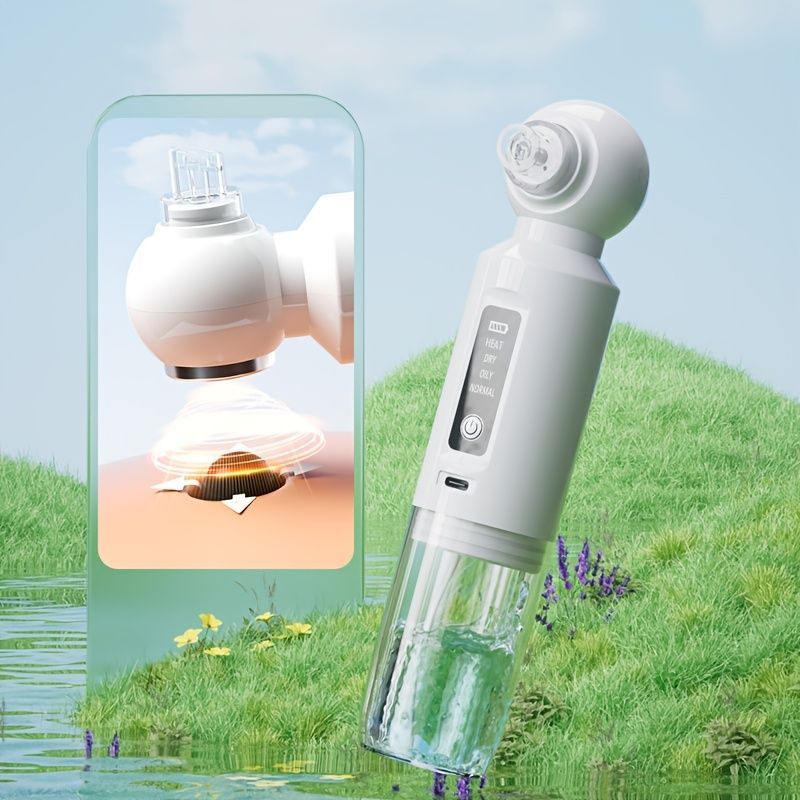 Blackhead Cleaner Vacuum Pore Cleaner Electric Blackhead Remover USB - White - Size 001 - Image 1