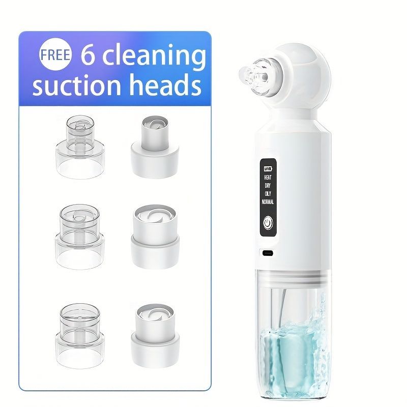 Blackhead Cleaner Vacuum Pore Cleaner Electric Blackhead Remover USB - White - Size 001 - Image 4
