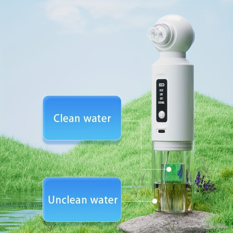 Blackhead Cleaner Vacuum Pore Cleaner Electric Blackhead Remover USB - White - Size 001 - Image 6