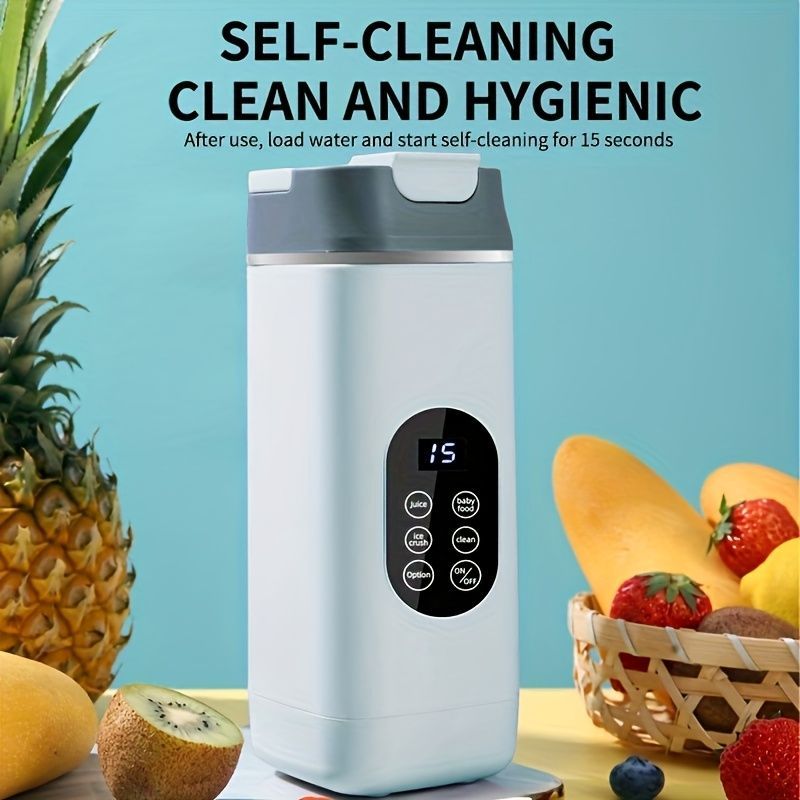 Portable Blender Compact Blender Multifunctional Blender Juice Blender Baby - White - Size 001 - Image 8
