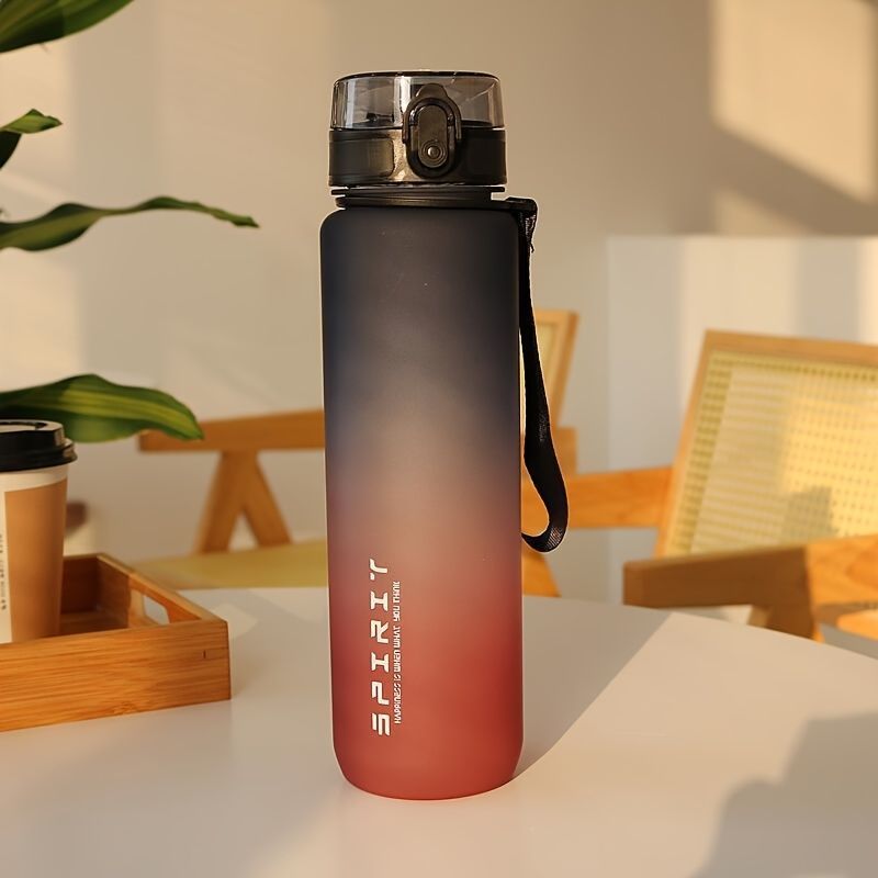 Gradient Water Bottle Sports Water Bottle Men Water Bottle Women Water Bottle - Pink - Size 1000ML - Image 3