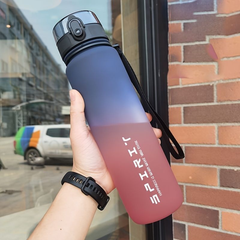 Gradient Water Bottle Sports Water Bottle Men Water Bottle Women Water Bottle - Pink - Size 1000ML - Image 5