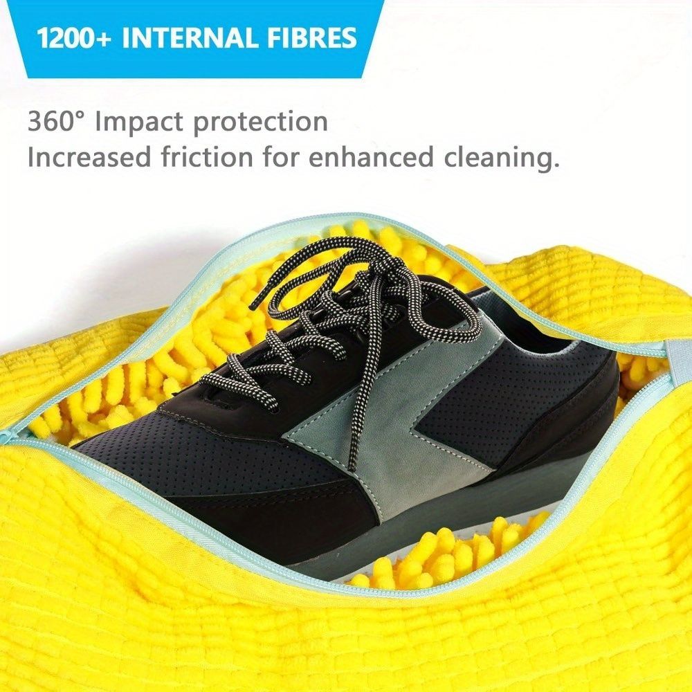 Shoe Washing Machine Bag Durable Shoe Bag Shoe Cleaning Accessory Sneakers - White - Size 001 - Image 7