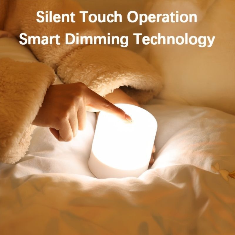 White Portable LED Table Lamp USB-C Rechargeable Lamp Adjustable Brightness Lamp 3 - Image 5