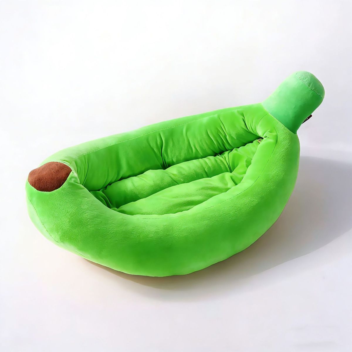 Banana-Shaped Pet Bed Removable Washable Pet Bed Small Medium Dog Bed Cat Bed - Yellow - Size 105-50CM - Image 3