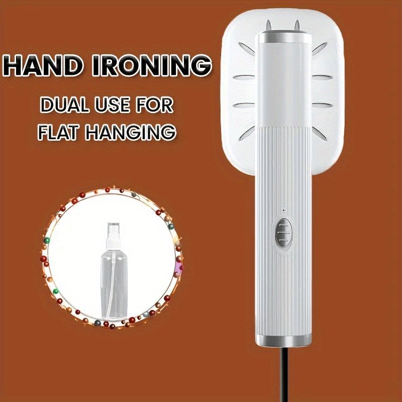 Portable Hand-Held Iron USB-Powered Iron Travel Mini Iron Fast Pre-Heating Iron - White - Size 1020 - Image 4