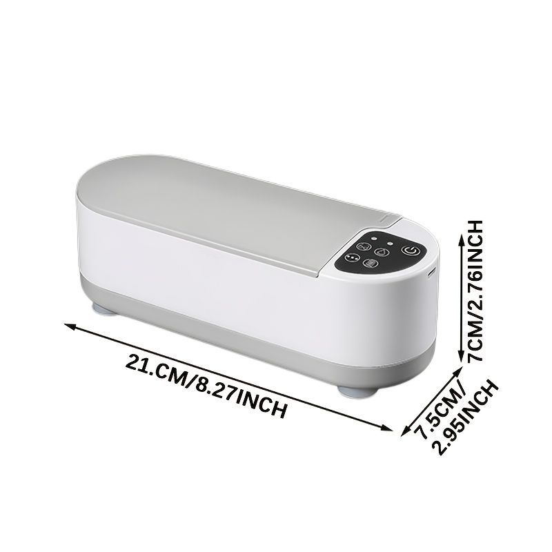 Eyewear Cleaner Jewelry Cleaner Watch Cleaner Sonic Vibration Cleaner USB - White - Size Eyewear Cleaner Jewelry Cleaner Watch Cleaner Sonic Vibration Cleaner USB - Image 3