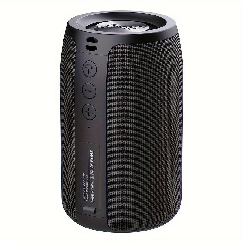 EALOT S32 Wireless Bluetooth Speaker Portable Speaker Powerful Bass TWS - Black - Size 001 - Image 1
