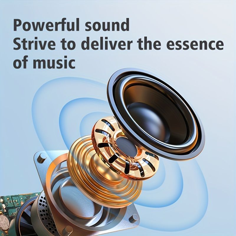 EALOT S32 Wireless Bluetooth Speaker Portable Speaker Powerful Bass TWS - Black - Size 001 - Image 6
