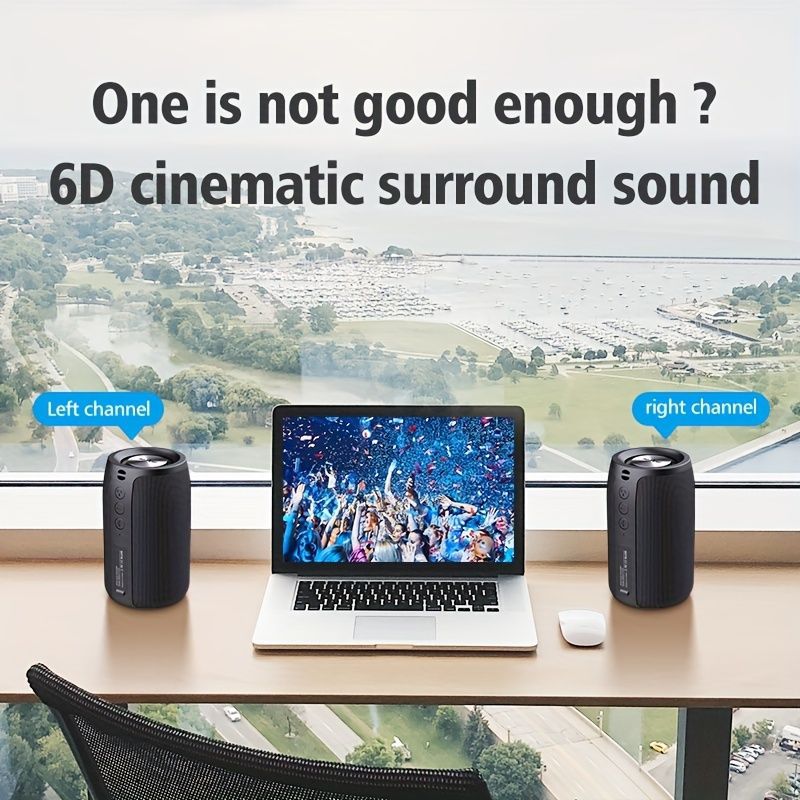 EALOT S32 Wireless Bluetooth Speaker Portable Speaker Powerful Bass TWS - Camouflage - Size 001 - Image 5