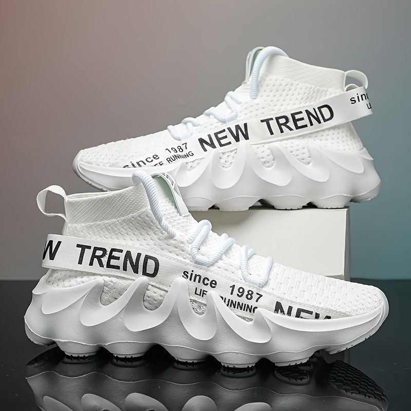 Men'S Casual Sneakers Trendy Shoes Men'S Footwear Comfortable Sneakers Stylish - Red - Size 39 - Image 2