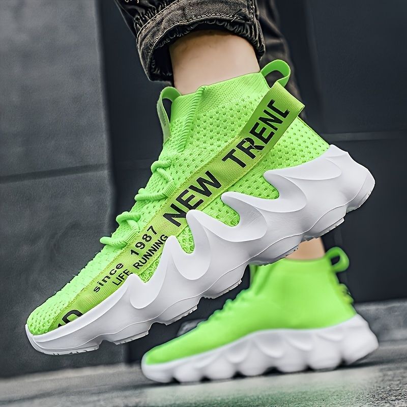 Men'S Casual Sneakers Trendy Shoes Men'S Footwear Comfortable Sneakers Stylish - White - Size 42 - Image 4