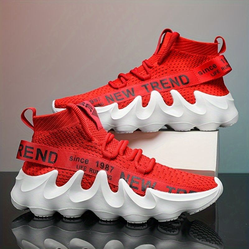 Men'S Casual Sneakers Trendy Shoes Men'S Footwear Comfortable Sneakers Stylish - White - Size 43 - Image 6