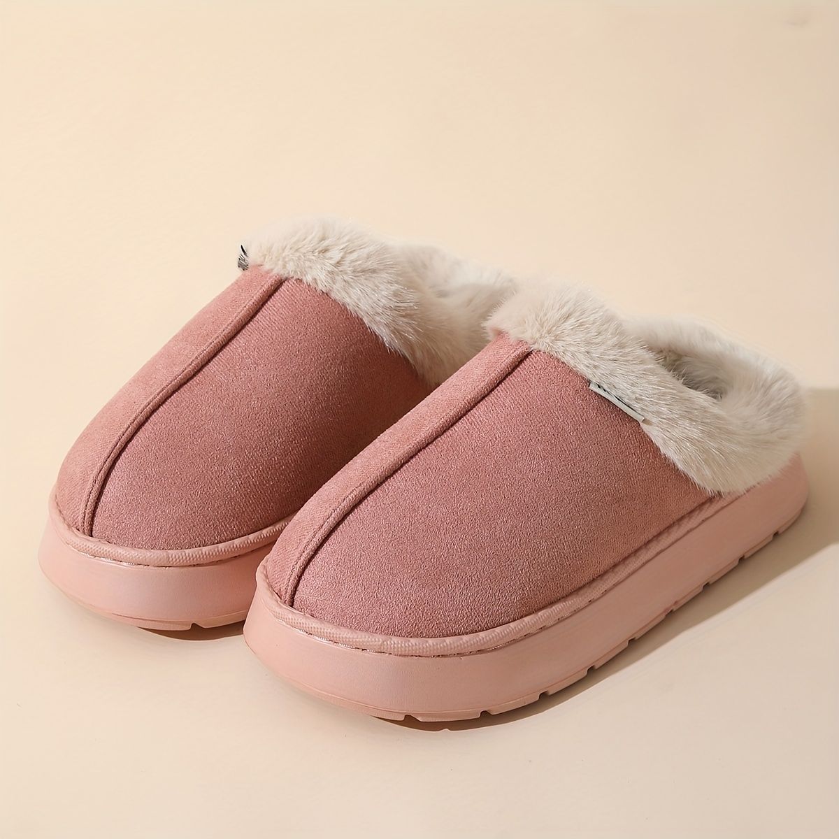 Women'S Furry Slippers Cosy House Shoes Australian Women’S Lounge Slippers Warm - Pink - Size 42 - Image 8
