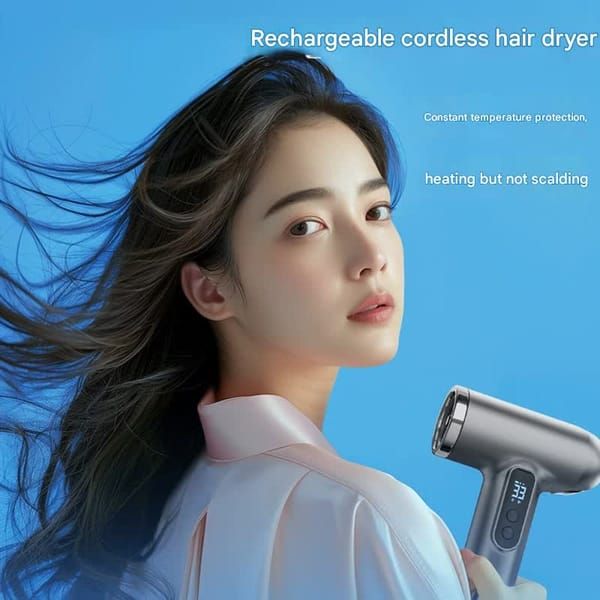 Wireless Charging Hair Dryer – 120,000 RPM, 15600mAh - Image 4