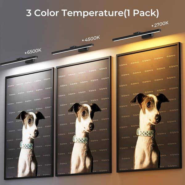Modern LED Picture Light for Art Display, Sleek Black Finish - Image 4