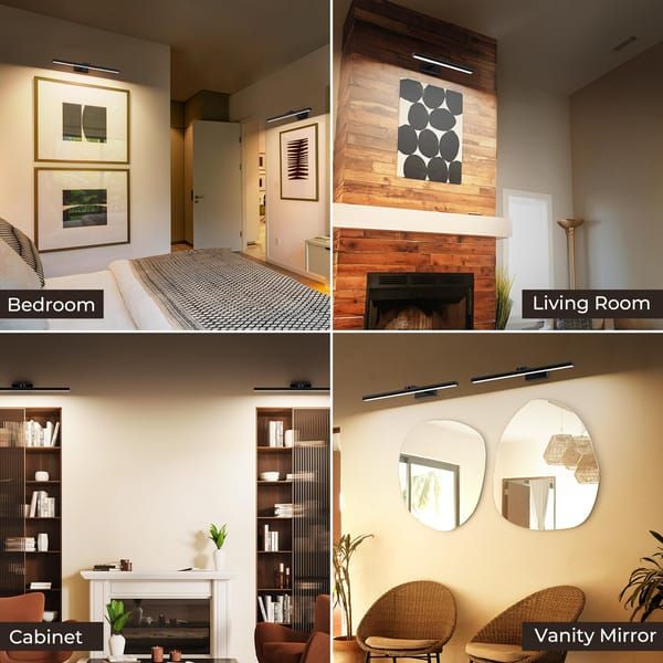 Modern LED Picture Light for Art Display, Sleek Black Finish - Image 7