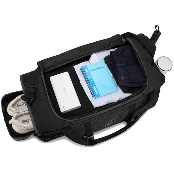 Black TUCUAN Travel Duffel Bag - Image 2