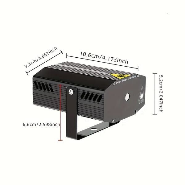 Laser Stage Lighting System with Remote, DMX, and RGB Effects - Image 3