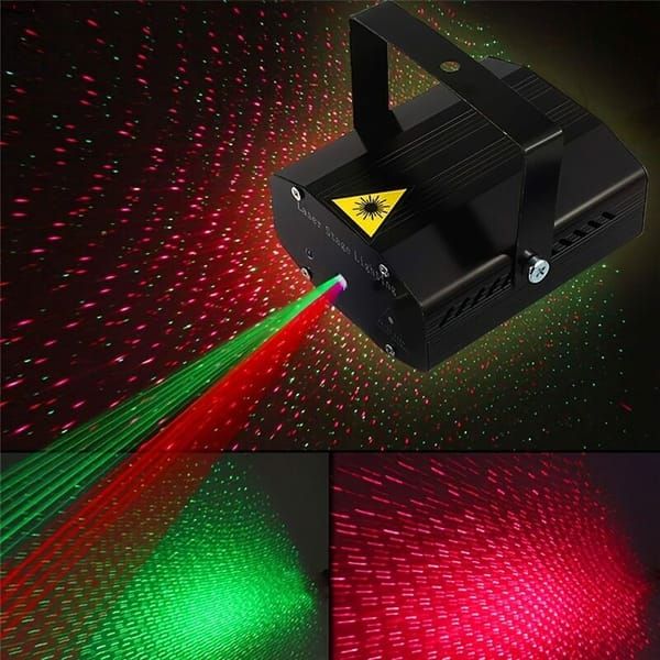 Laser Stage Lighting System with Remote, DMX, and RGB Effects - Image 4