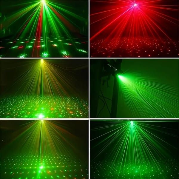 Laser Stage Lighting System with Remote, DMX, and RGB Effects - Image 5
