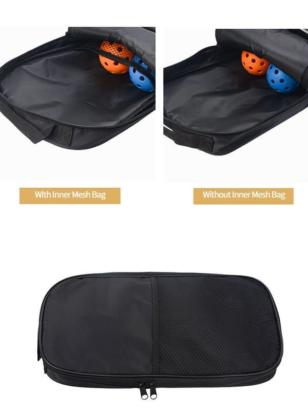 Red Pickleball Paddle Set with Carrying Bag - Image 8